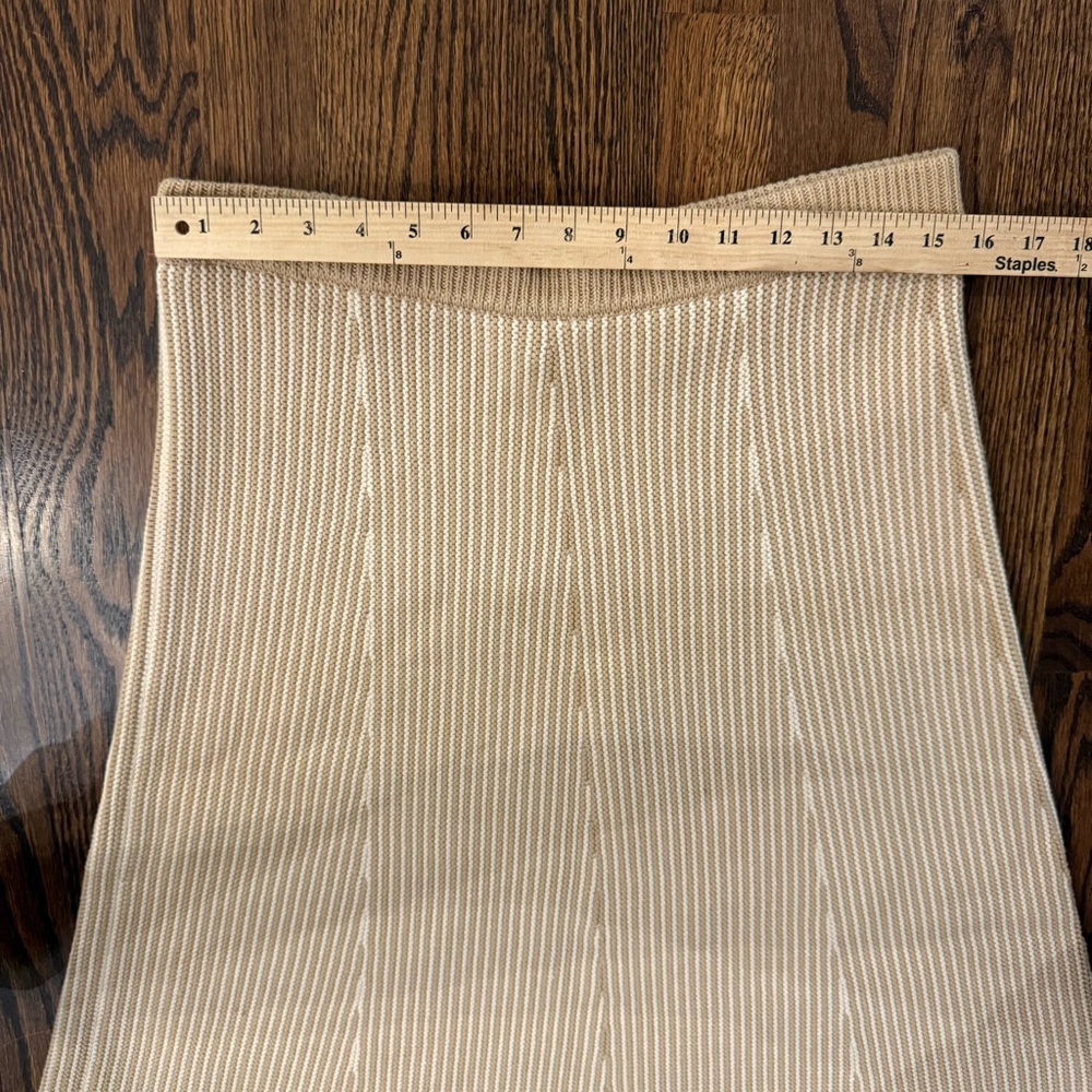 Anna Cate Blaise Ivory Knit Fringe Skirt Size L NWT - Picture 3 of 10